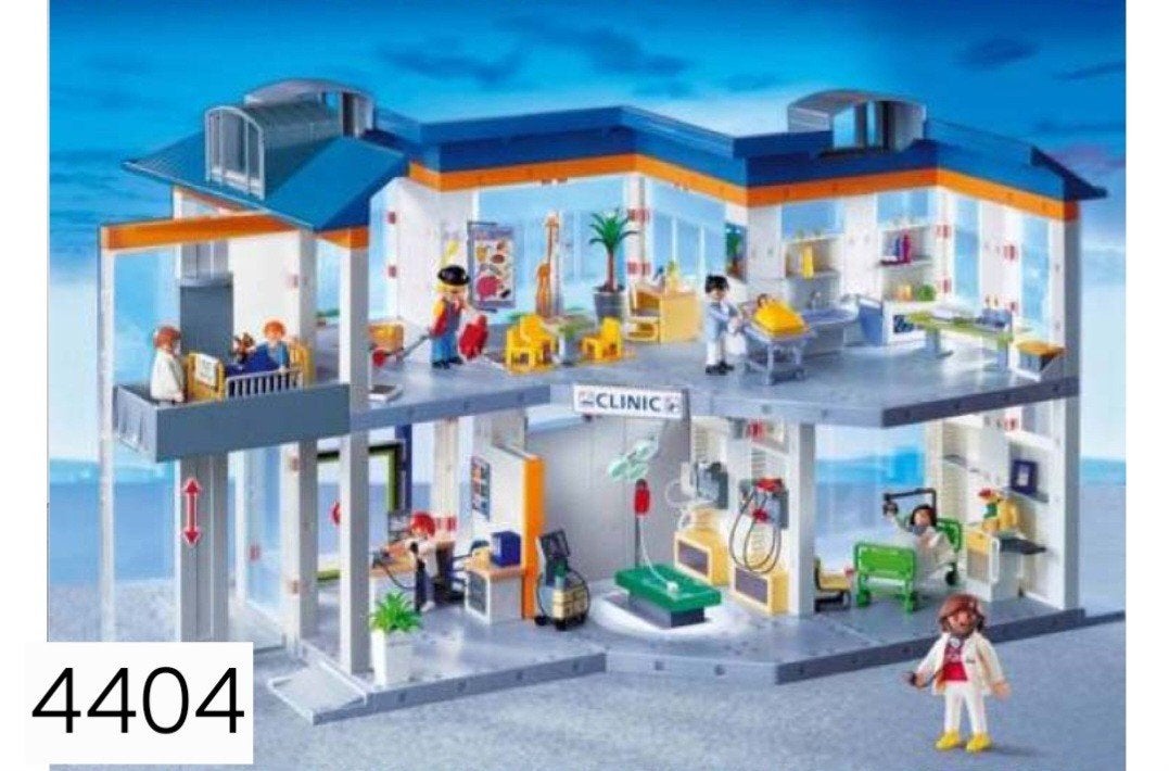 Playmobil ziekenhuis 4404, Kinderen en Baby's, Speelgoed | Playmobil, Ophalen, Gebouw, Complete set, Zo goed als nieuw