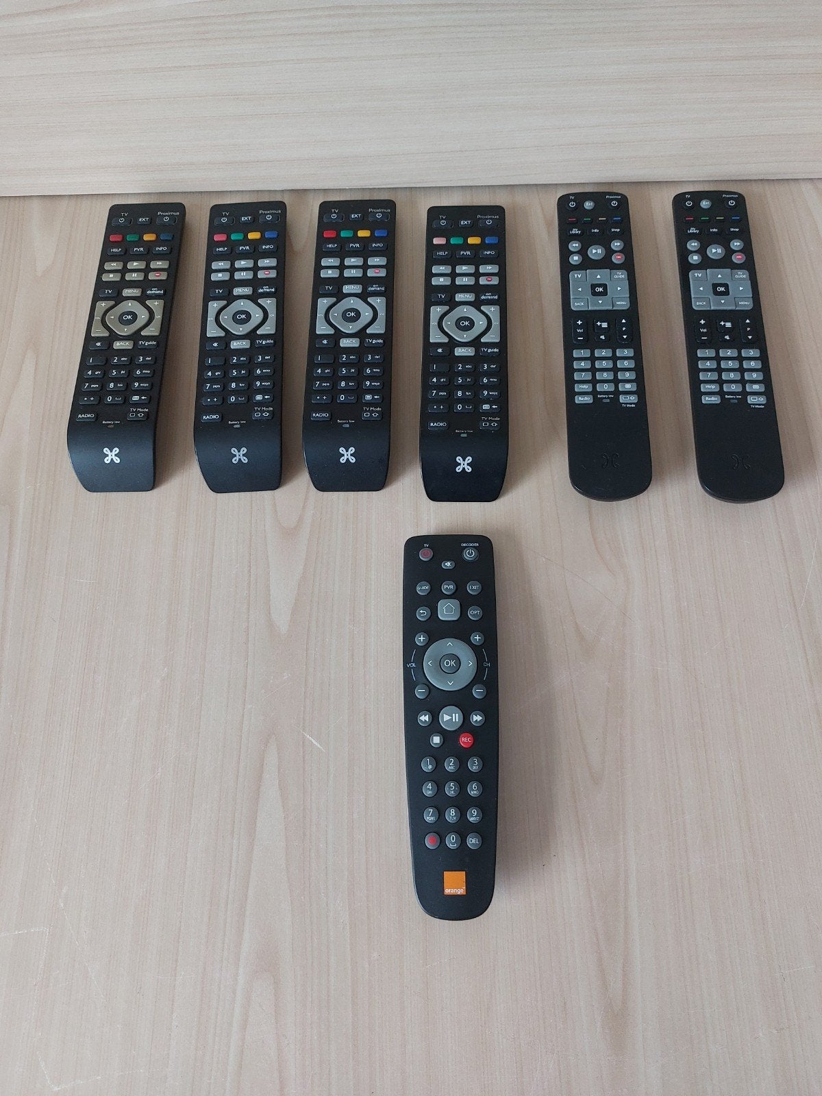 télécommande, Enlèvement