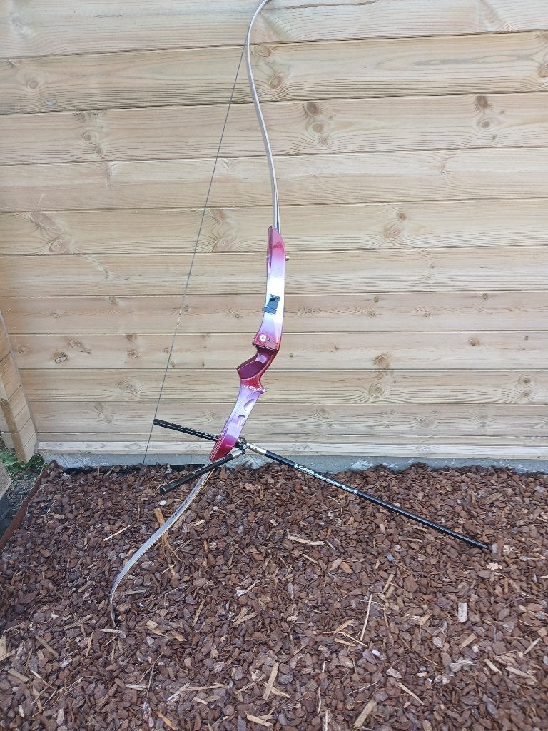 Handboog, Enlèvement, Utilisé, Arc recurve