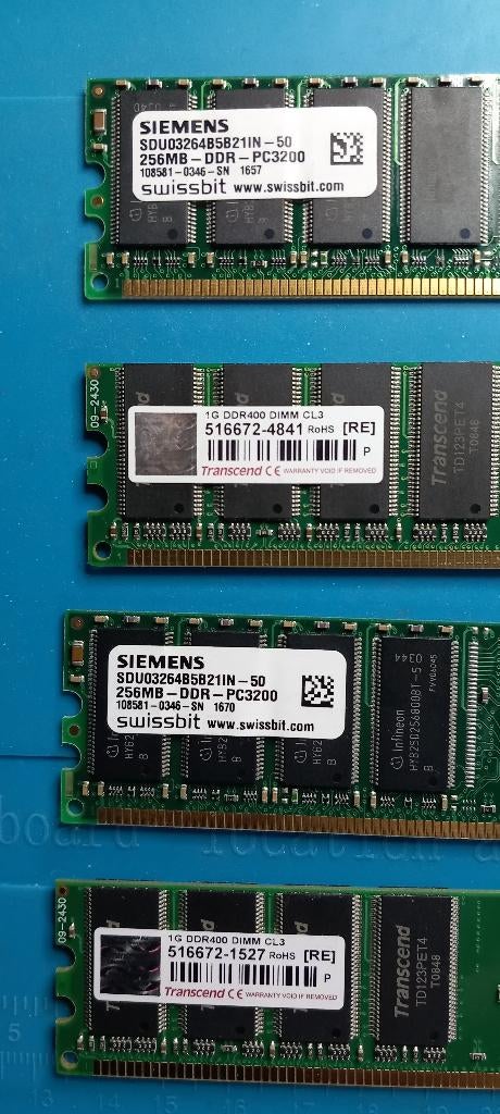 Geheugen latjes ddr, Computers en Software, RAM geheugen, Ophalen, DDR