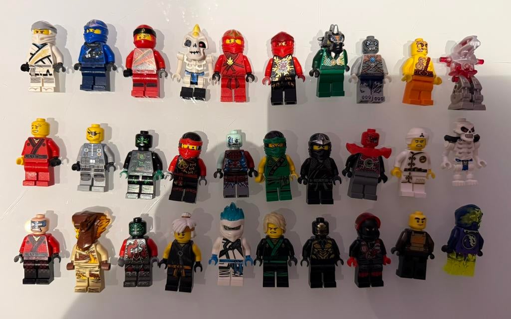 30 figurines Lego Ninjago, Enlèvement ou Envoi, Comme neuf, Lego, Ninjago