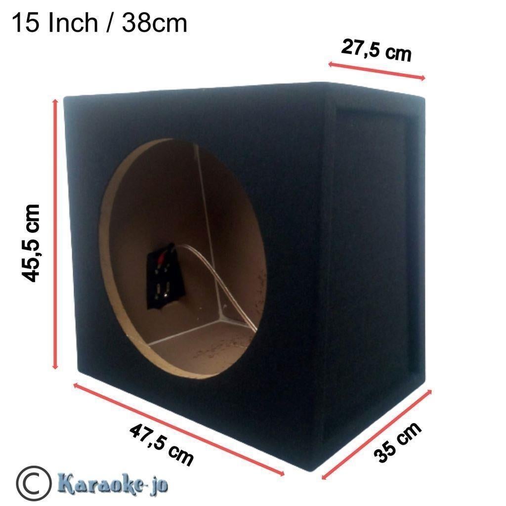 Subwoofer behuizing 15 Inch 38 Cm 47 Liter, Ophalen of Verzenden, Nieuw