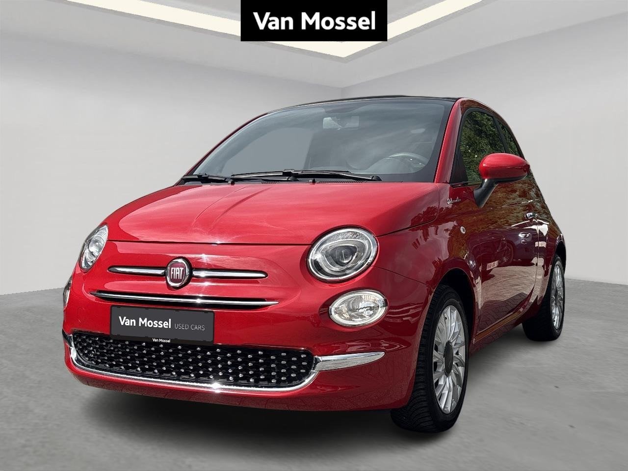 Fiat 500C 1.0 Hybrid 70 Dolcevita, Rouge, Achat, 1055 kg, 2 portes