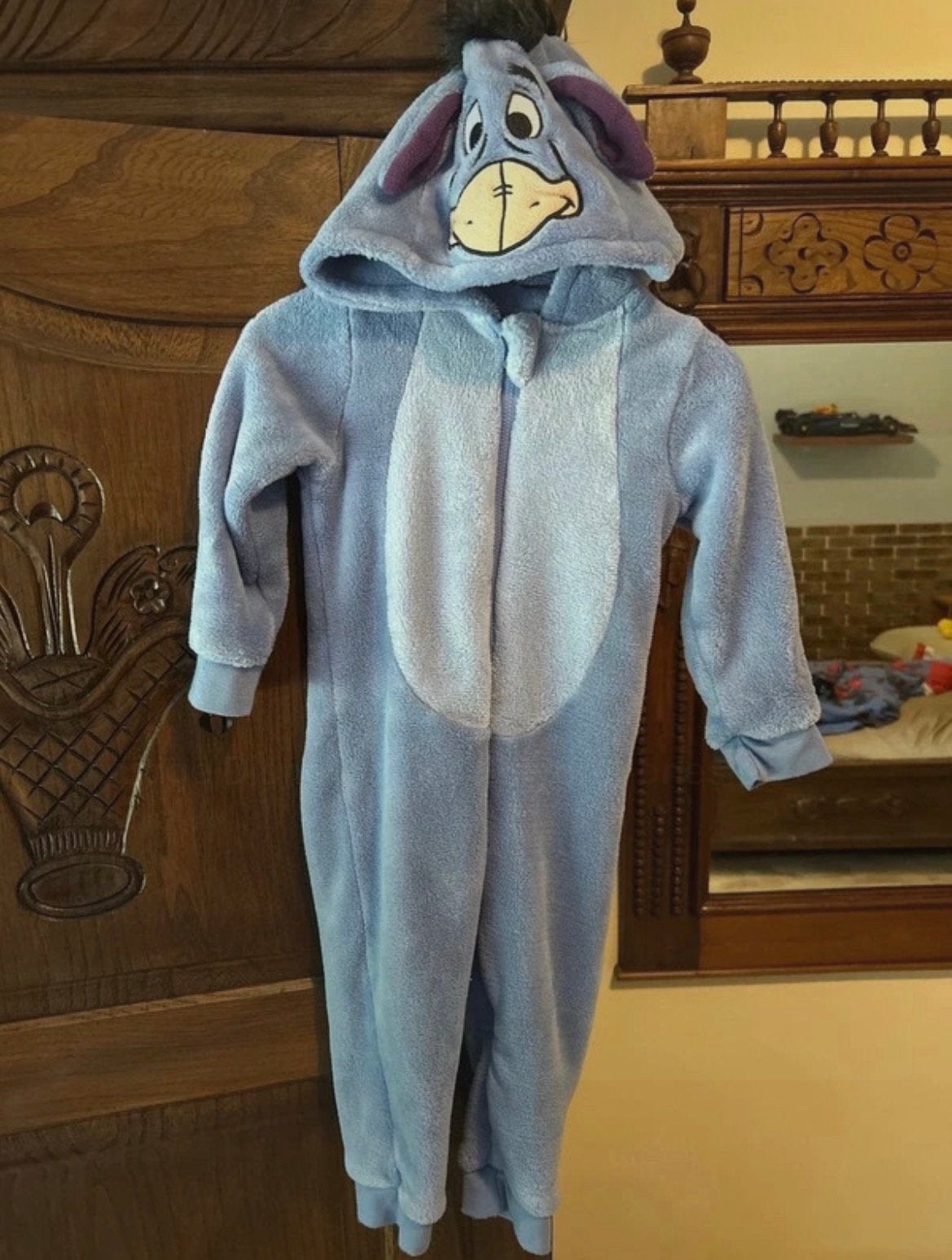 Schattige disney eeyore onesie/pyjama, Ophalen of Verzenden, Zo goed als nieuw, Jongen of Meisje