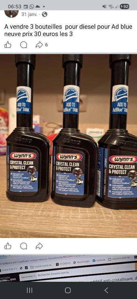 Avendre additif  adblue  neuf, Enlèvement, Neuf