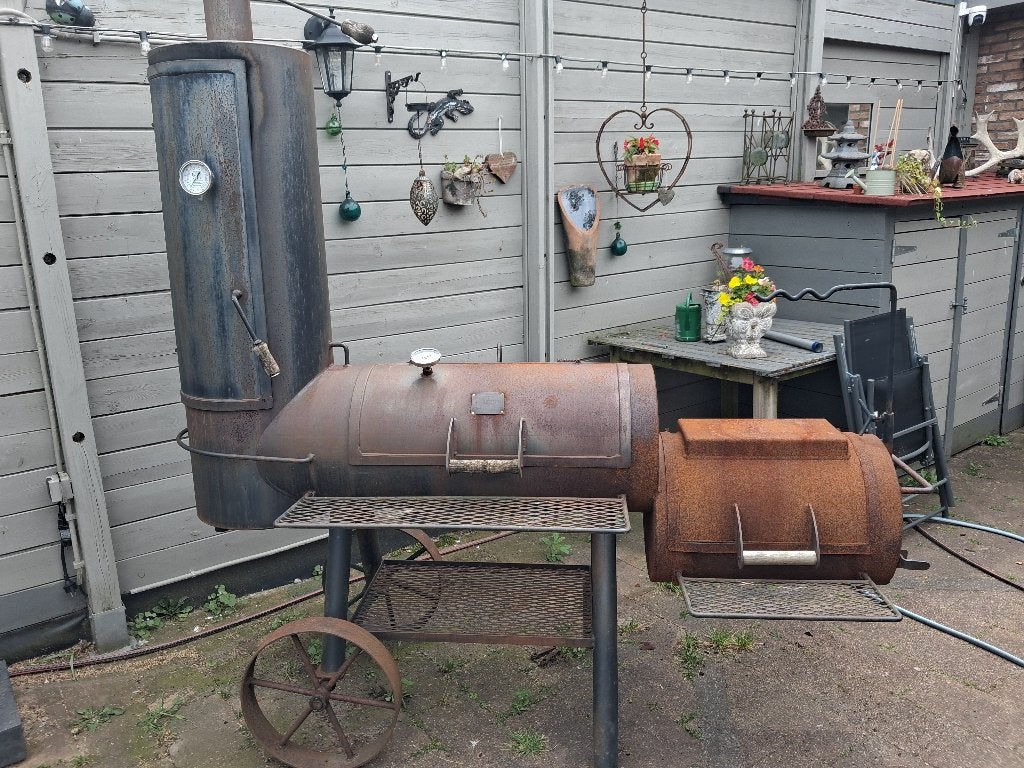 BBQ  Oklahoma Joe, Ophalen, Gebruikt, Oklahoma BBQ Joe,s Smoker 20 inch