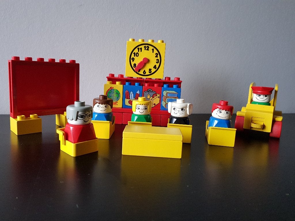 Lego Duplo: school nr 2645, Ophalen of Verzenden, Gebruikt, Duplo