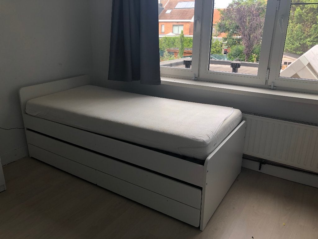 Bed, Ophalen, Gebruikt, 90 cm, Eenpersoons
