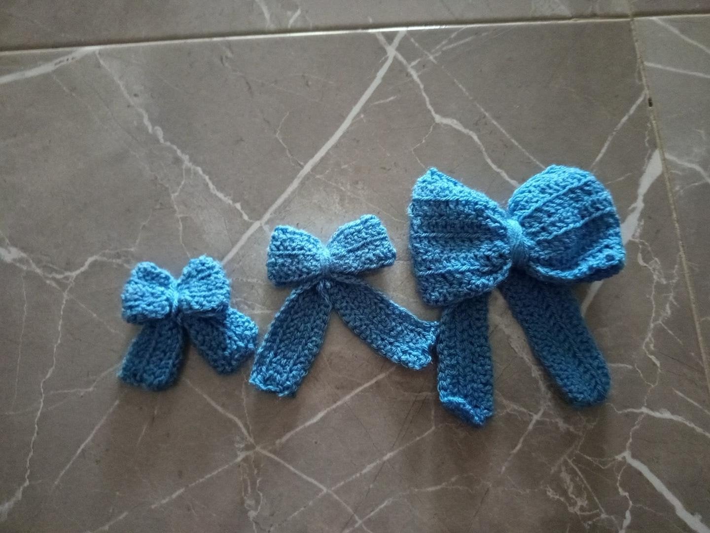 Handgemaakte gehaakte strikjes., Hobby & Loisirs créatifs, Tricot & Crochet, Enlèvement, Neuf, Tricot, Autres types