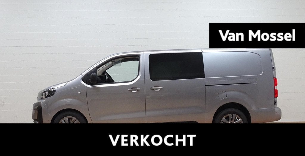 Citroën Jumpy XL 2.2 BlueHDi 180 S&S EAT8 DC + LEDER !, Auto's, 4 deurs, Stof, Zwart, 4 cilinders