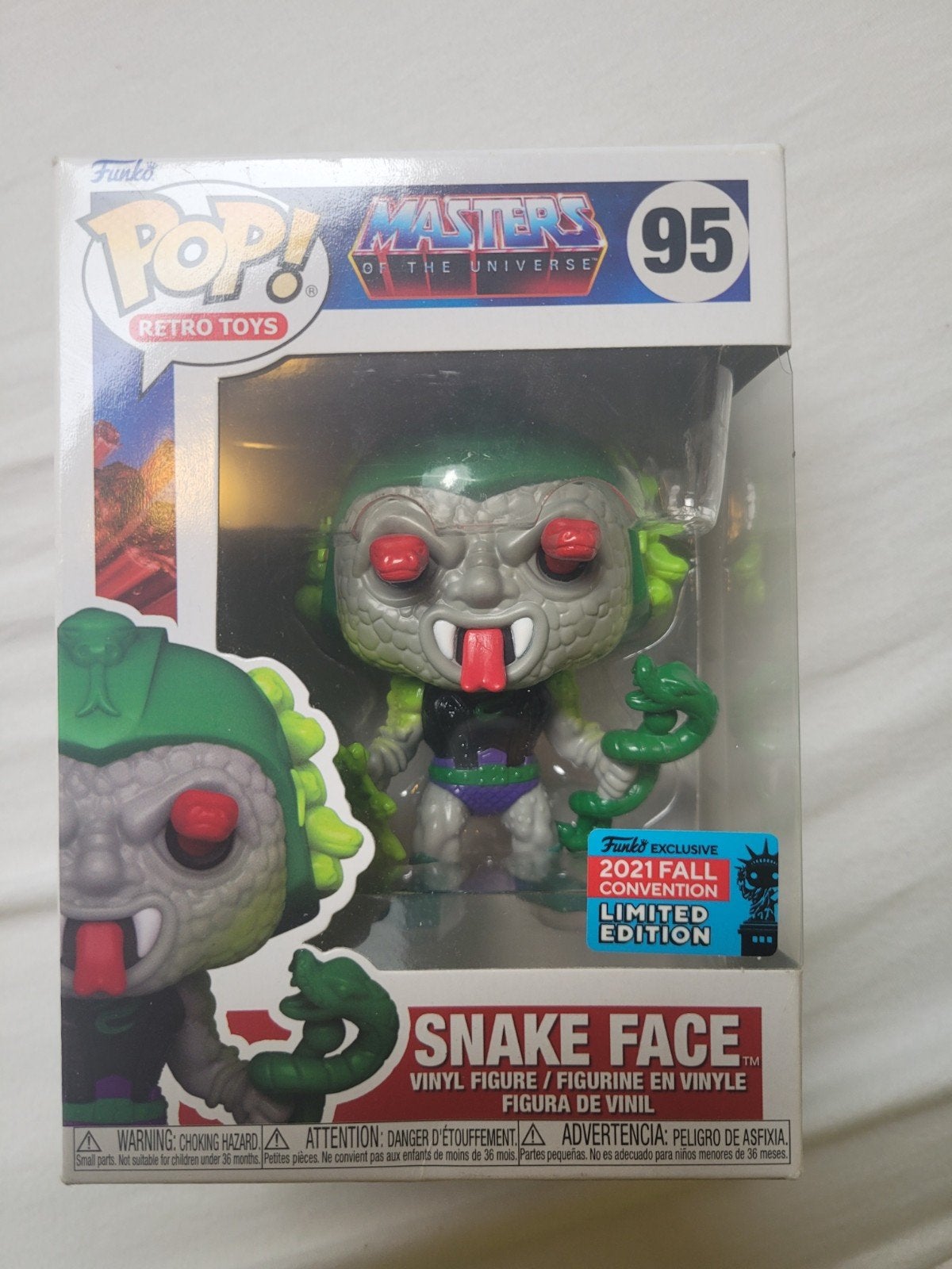 Funko Pop ! Les Maîtres de l'univers - Snake Face #95, Enlèvement ou Envoi, Neuf
