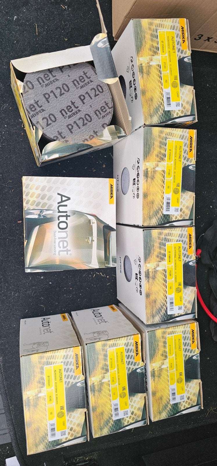Mirka autonet, Doe-het-zelf en Bouw, Gereedschap | Schuurmachines, Ophalen, Nieuw, Minder dan 600 watt, Vlakschuurmachine