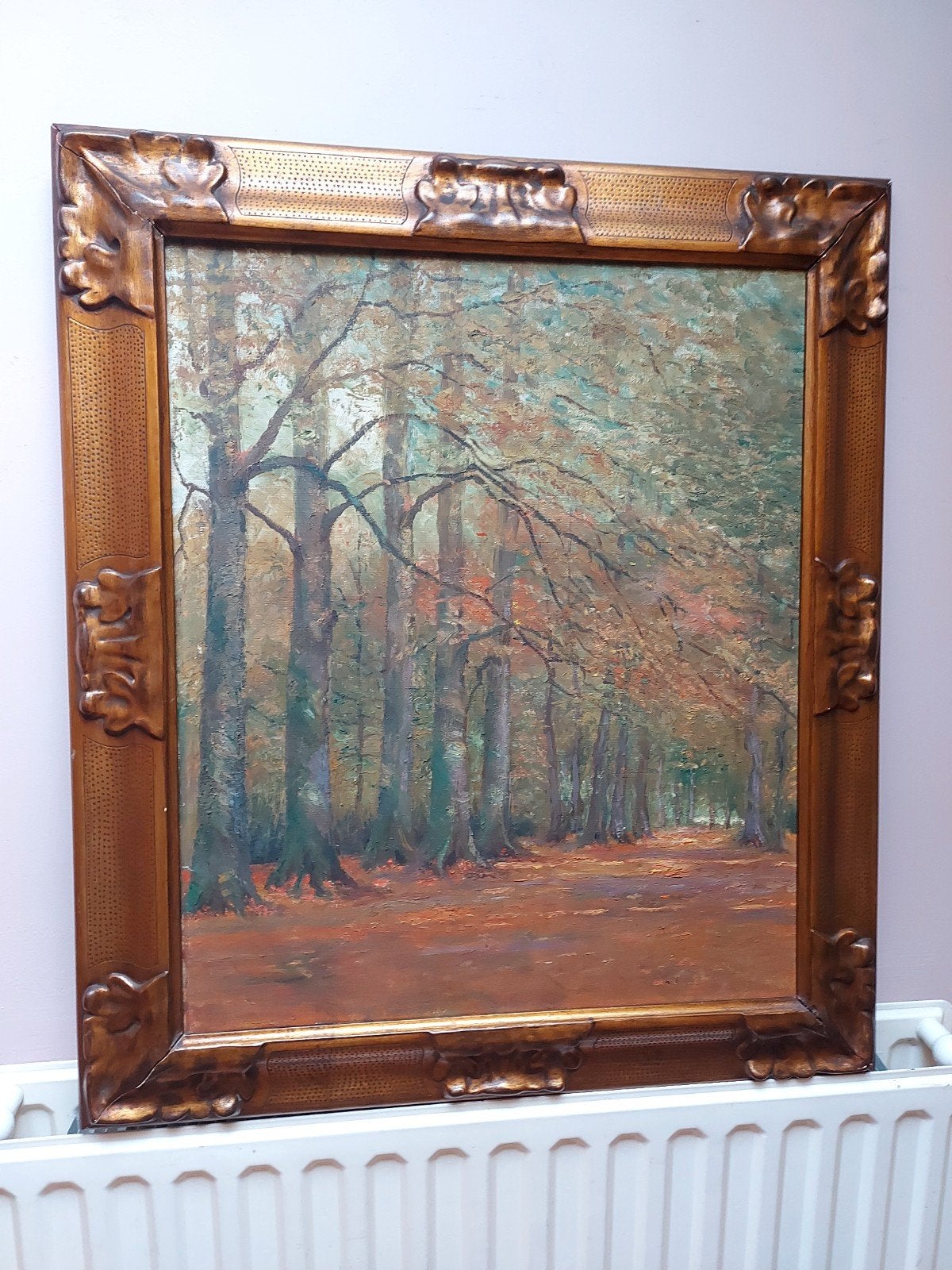 Herfstlandschap doek, Enlèvement, Toile