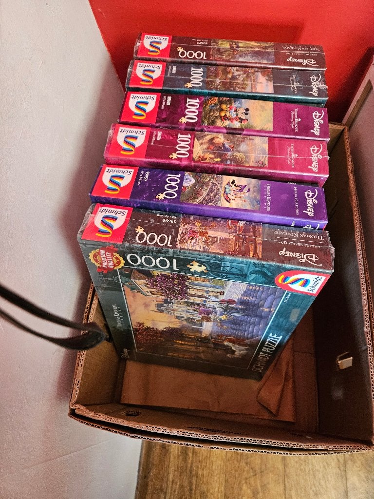 Disney puzzels, Hobby en Vrije tijd, Ophalen, 500 t/m 1500 stukjes, Zo goed als nieuw, Overige typen