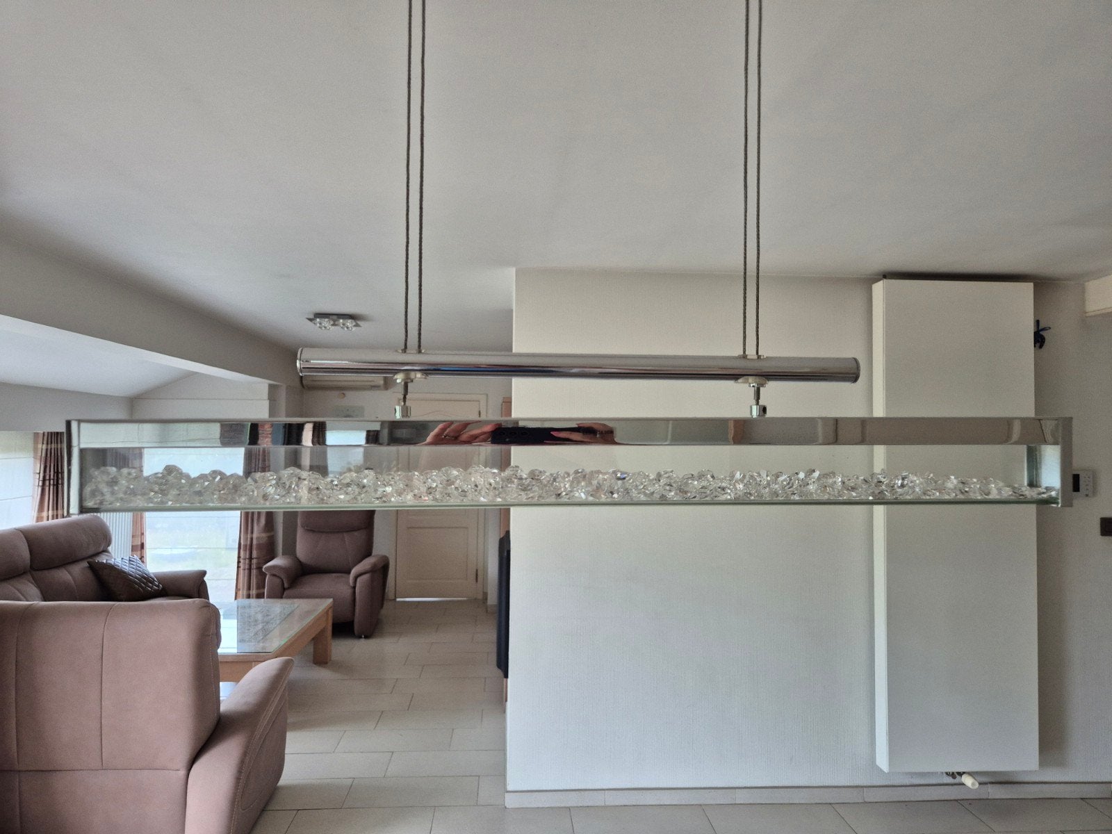 Luster met kristallen, Huis en Inrichting, Ophalen