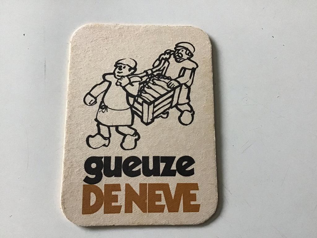 Bierviltje Gueuze De Neve., Verzamelen, Biermerken, Ophalen, Gebruikt, Viltje(s)