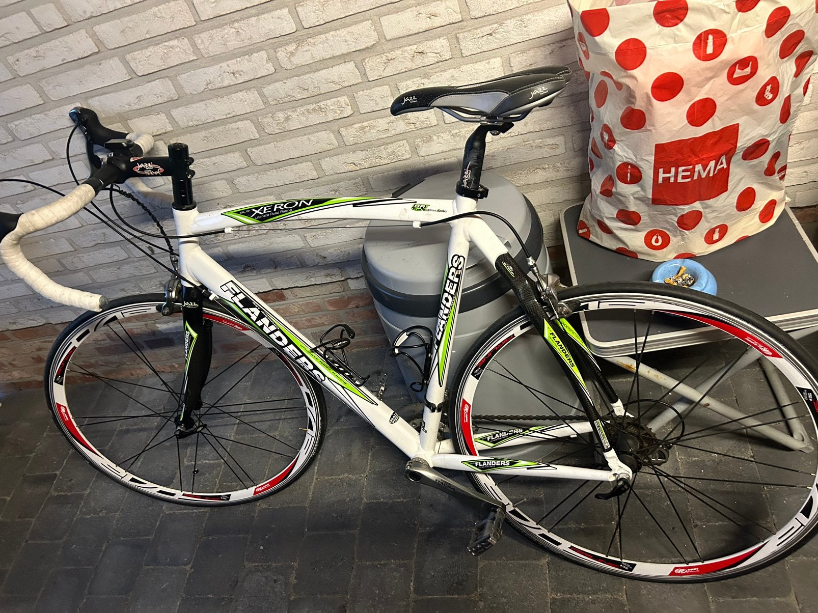 Koersfiets merk Flanders, Ophalen, Zo goed als nieuw