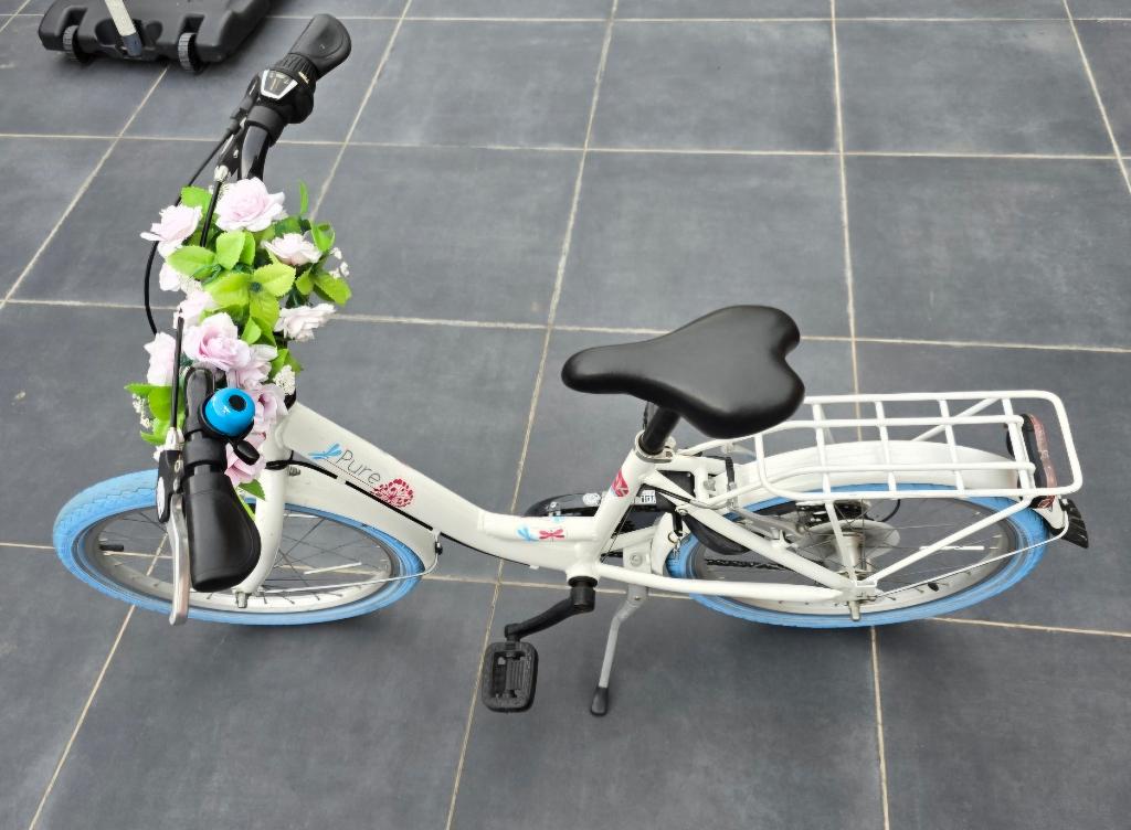 Meisjes fiets Kinder fiets, Fietsen en Brommers, Fietsen | Meisjes, Zo goed als nieuw, 22 inch, Handrem, Versnellingen, Ophalen