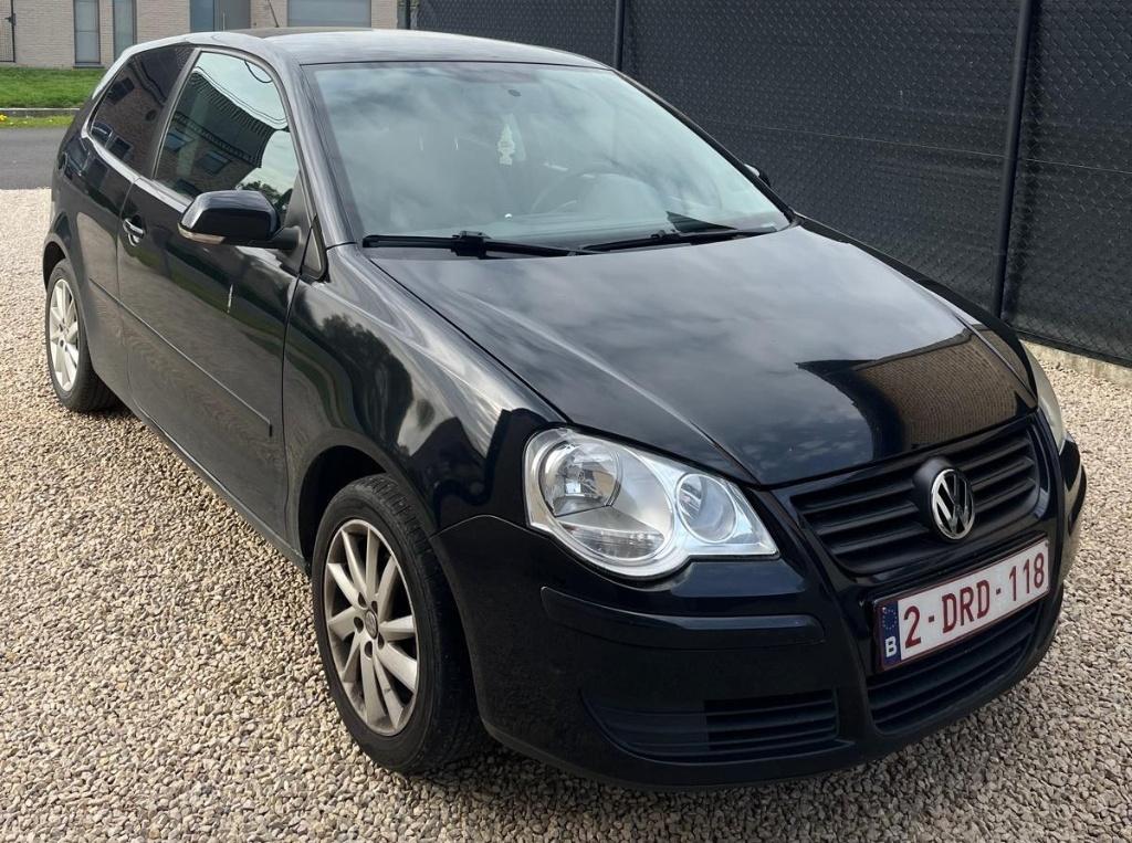 Volkswagen Polo, Auto's, Voorwielaandrijving, 4 zetels, Stof, Zwart