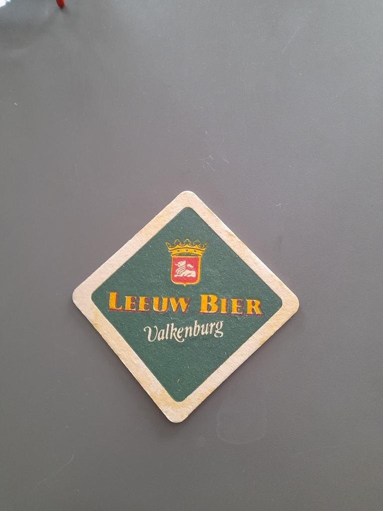 Bierviltje leeuwbier valkenburg, Ophalen of Verzenden
