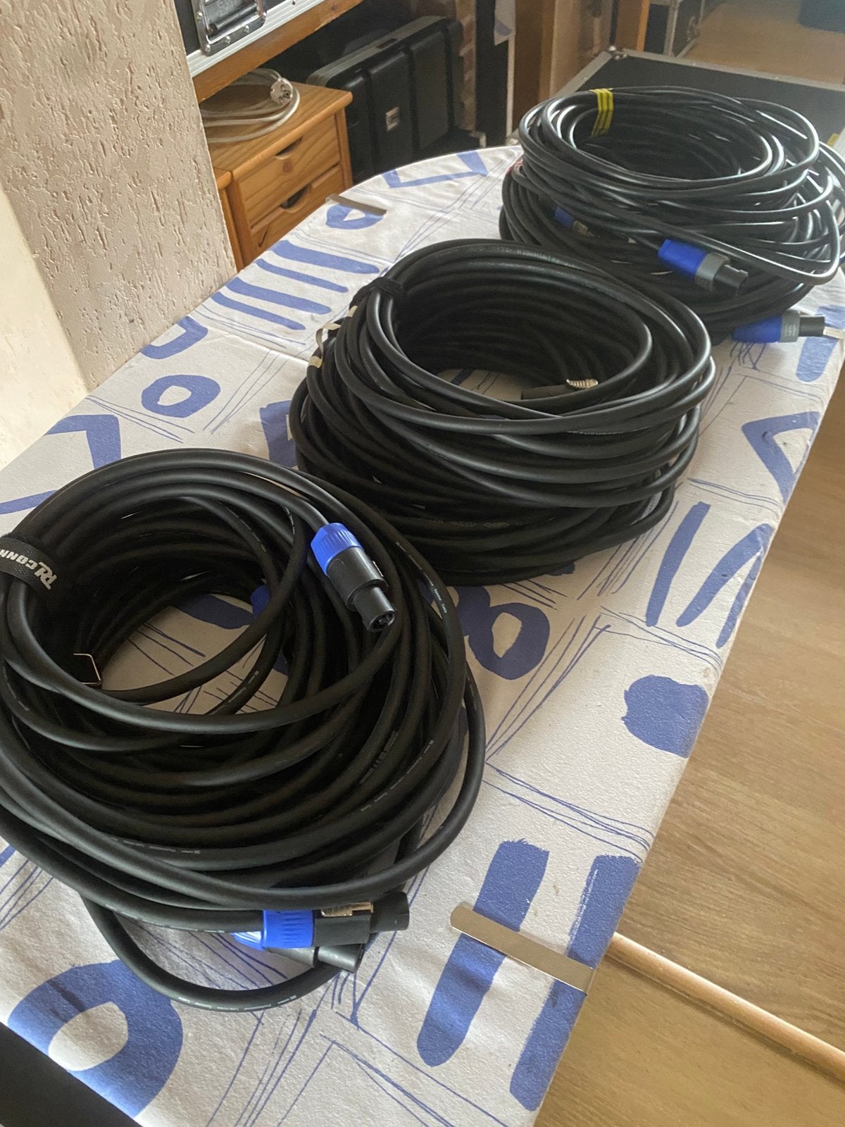 Lot Speakom Luidsprekers Kabel, Enlèvement ou Envoi, Comme neuf, Haut-parleur ou Amplificateur