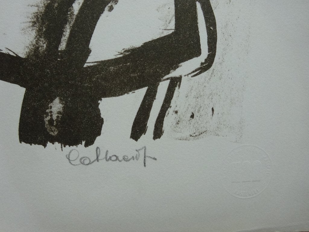 Jan Cobbaert, litho, 5/60, 1977, Figuren, Antiek en Kunst, Portret en Figuren, Ophalen of Verzenden, Lithografie, Genummerd