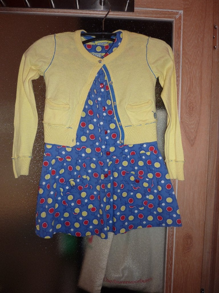 robe et vague taille 110, Enfants & Bébés, Enlèvement ou Envoi, Neuf, Maya, Robe ou Jupe