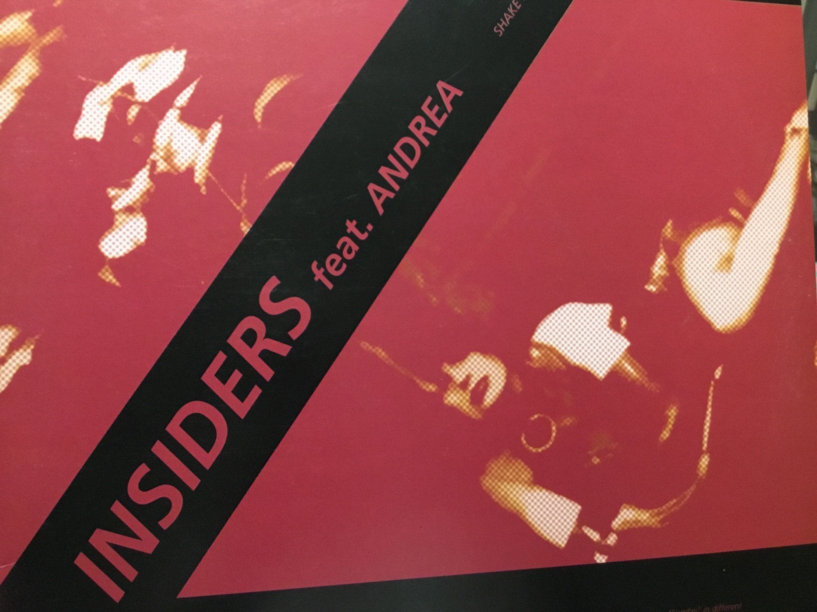 Insiders feat. Andrea. Shake It, Ophalen of Verzenden, Zo goed als nieuw