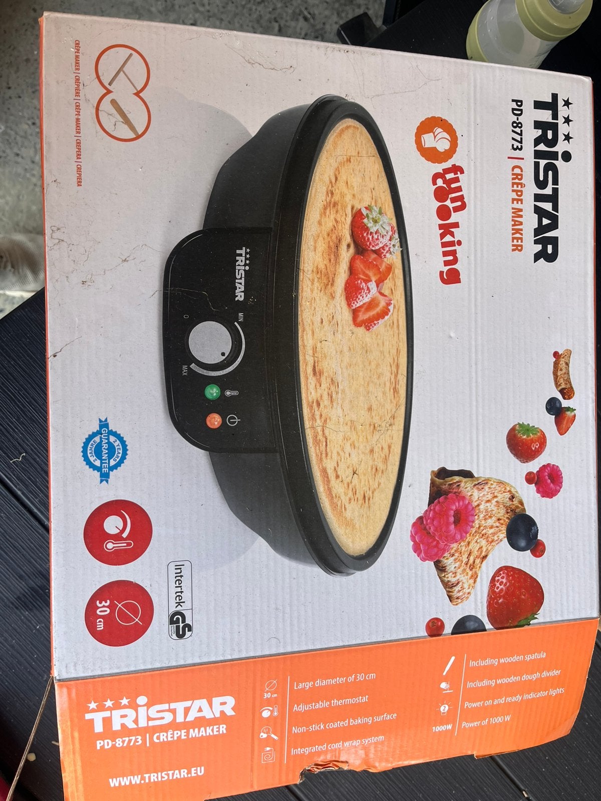 Crêpières, Enlèvement