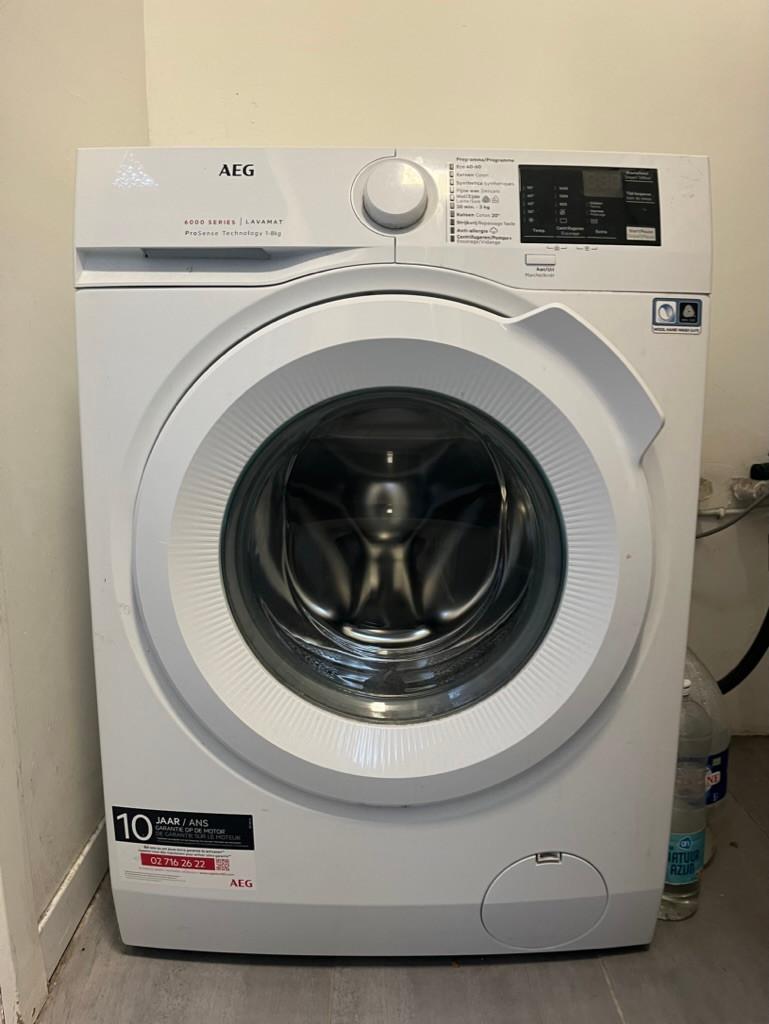 Wasmachine, Ophalen, Minder dan 85 cm, Zo goed als nieuw, Voorlader