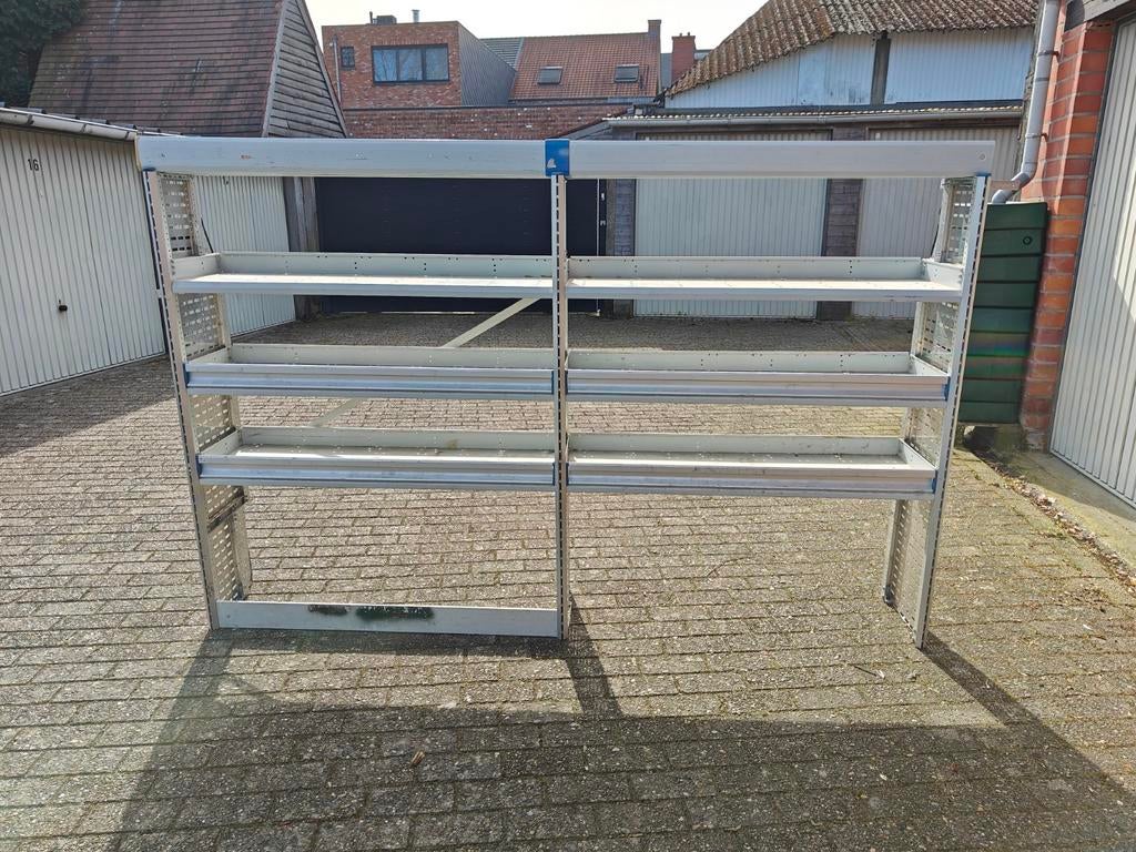 Sortimo bestelwagen inrichtingsrek, Ophalen