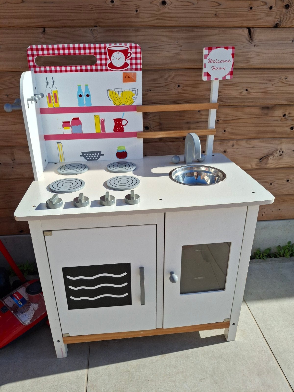 speelgoed keuken, Ophalen
