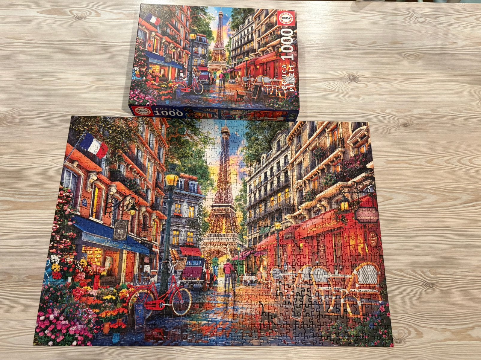Educa puzzel: Parijs 1000 stukjes, Enlèvement ou Envoi, 500 à 1500 pièces, Comme neuf, Puzzle
