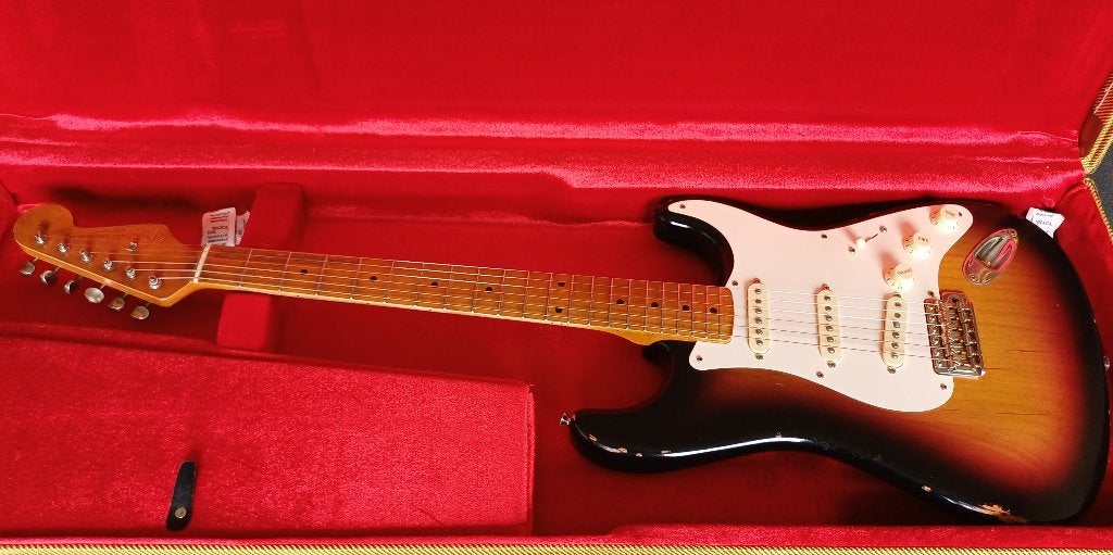 Custom made Fender Strat as real '58 3TSB Nitro Relic, Ophalen, Fender
