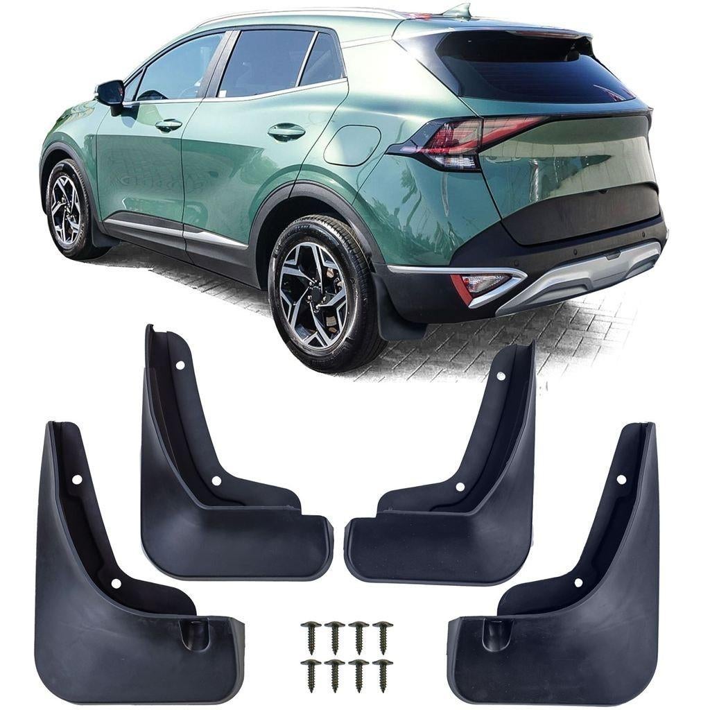 Spatlappen Set Voor Kia Sportage NQ5 [2021-] Spatlap Zwart, Verzenden