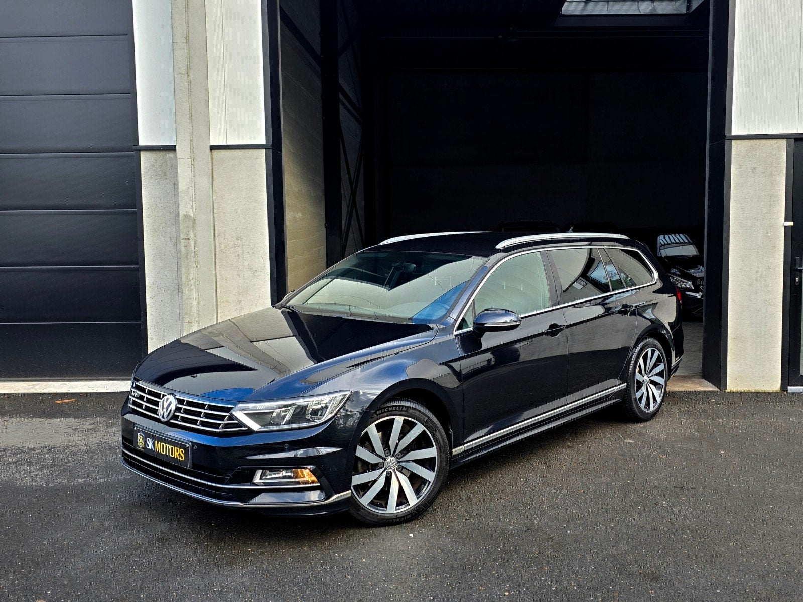 Passat R-Line 2.0TDI Leder ACC Elektr. Zetels Camera Garanti, Auto's, Voorwielaandrijving, 4 cilinders, Zwart, Leder