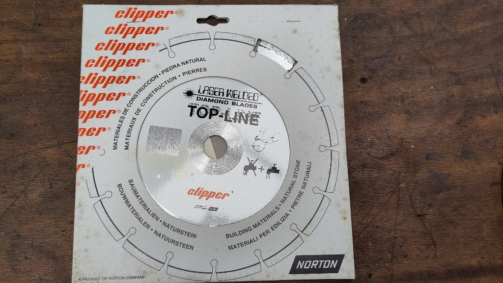 Plusieurs lames diamantées Clipper Norton 230 mm - neuves, Bricolage & Construction, Outillage | Scies mécaniques, Enlèvement