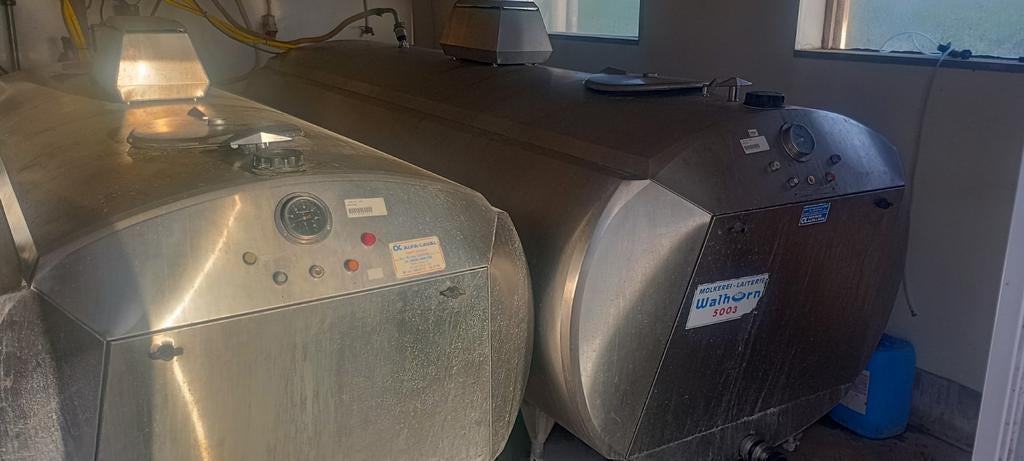 Tank à lait de laval, Enlèvement