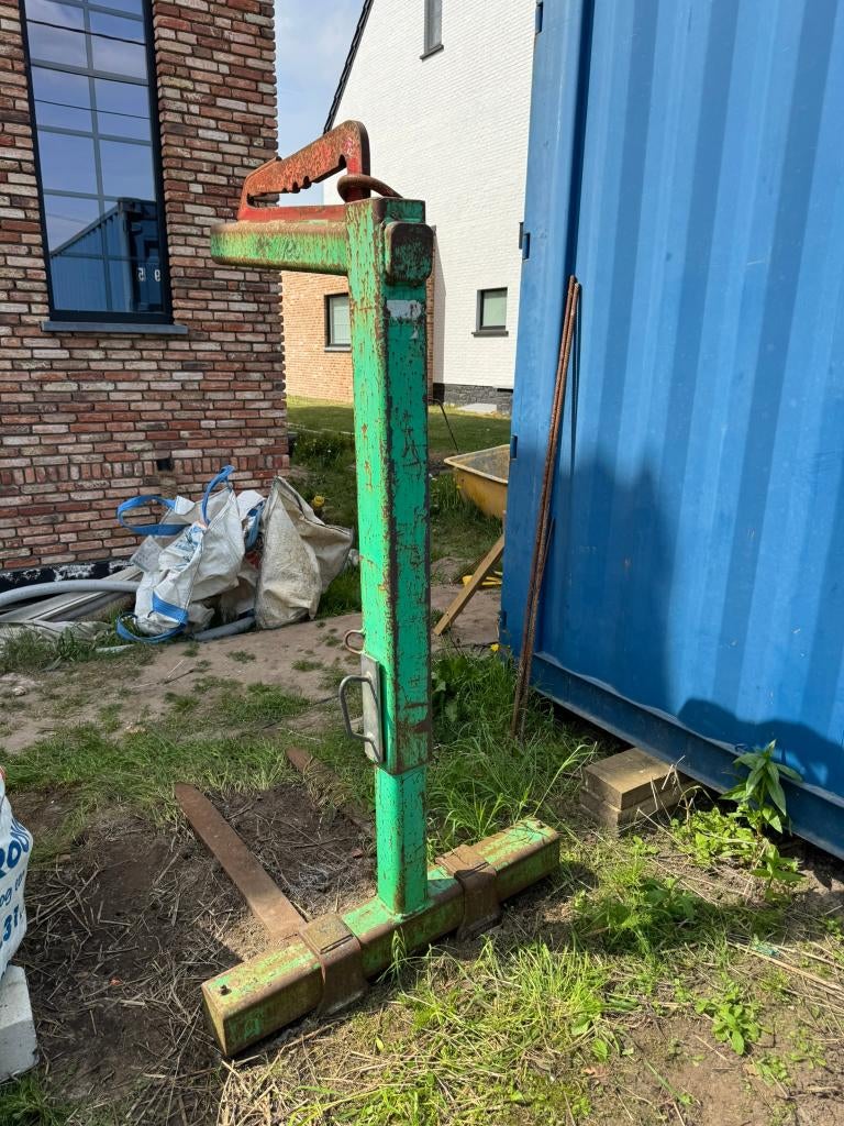 pallethaak, Ophalen, Gebruikt