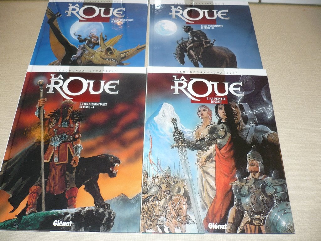 Lot de 4 bd la Roue en éditions originales, Livres, Plusieurs BD, Enlèvement ou Envoi, Comme neuf