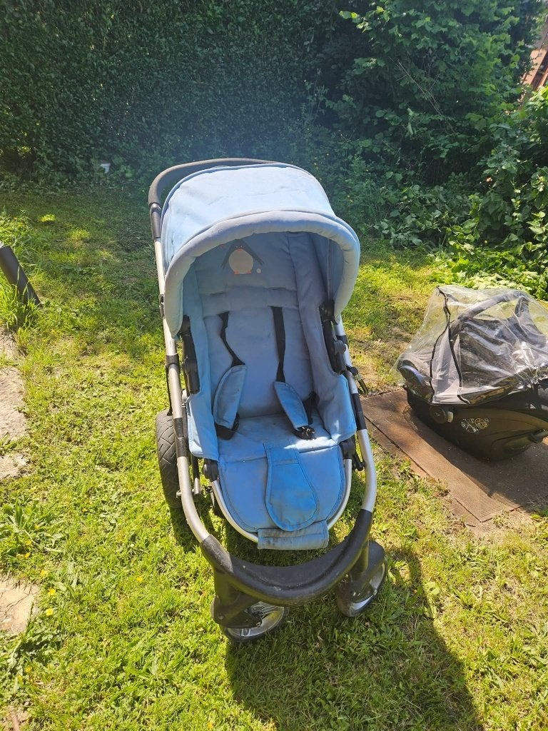 Poussette, nacelle et maxi cosy tout complet!, Enfants & Bébés, Poussettes & Combinaisons, Autres marques, Pneus, Enlèvement, Utilisé
