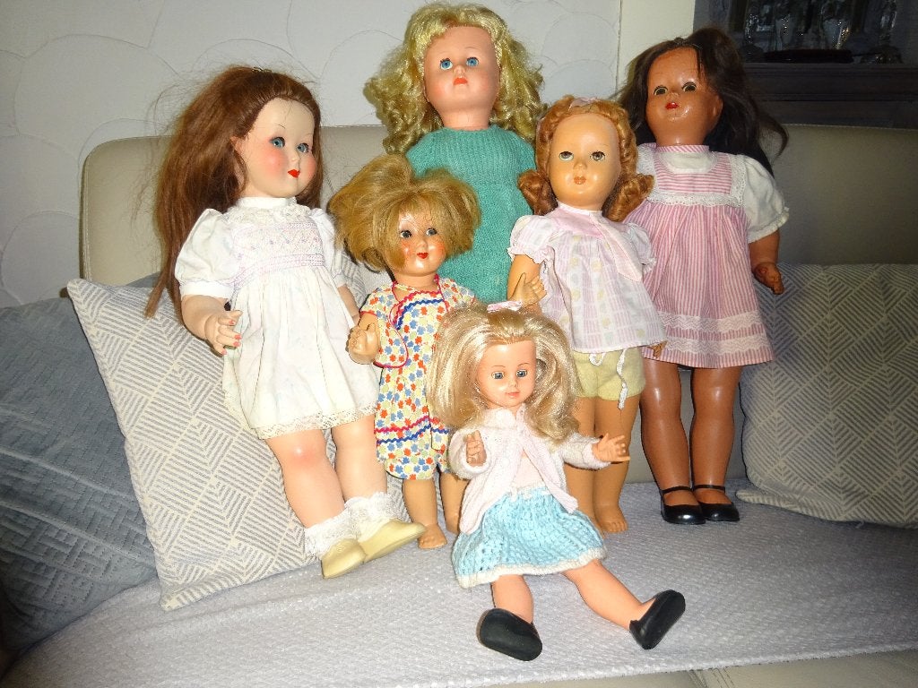 6 oude poppen, Verzamelen, Ophalen