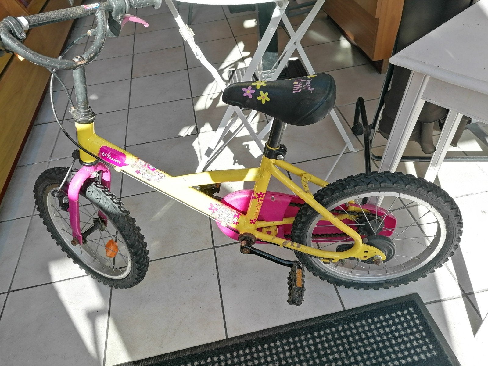 Vélo enfant, Ophalen