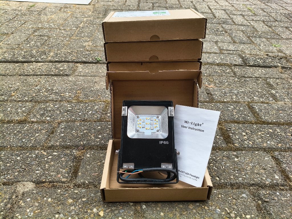 8 x LED Verstraler Mi-Light RGB+CCT 10W 900LM IP65, Tuin en Terras, Ophalen of Verzenden, Nieuw