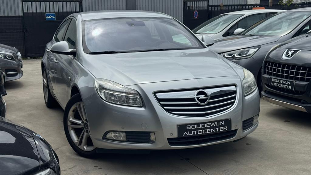 Opel Insignia 1.8Benzine 2009 147.xxxkm Veel Optie’sTopstaat, Auto's, Opel, Voorwielaandrijving, Zwart, Leder en Stof, Bedrijf