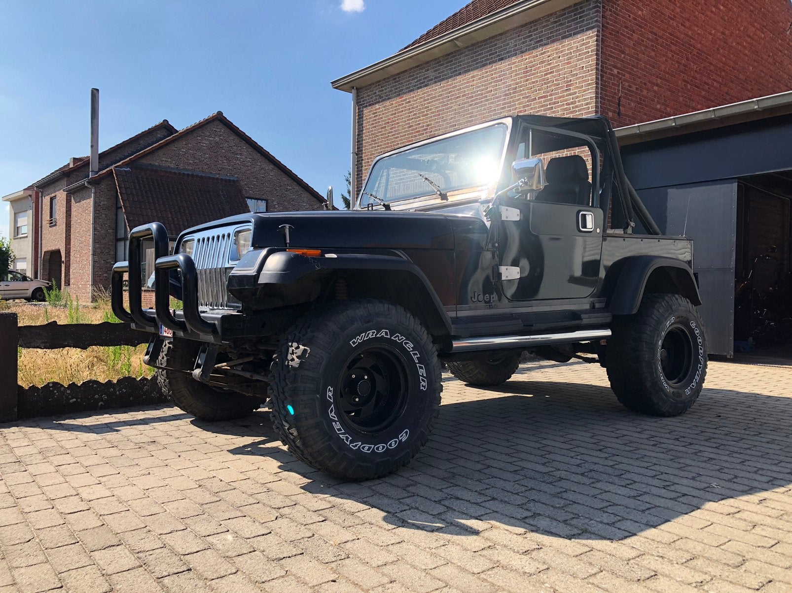 Jeep yj 4.2 Wrangler, Auto's, Jeep, 4200 cc, Zwart, Handgeschakeld, Particulier