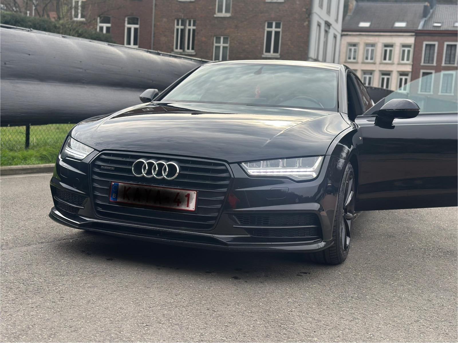 Audi A7, Bluetooth, Zwart, Leder, Diesel