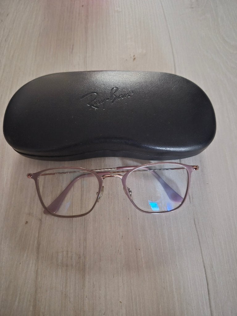 Lunettes Ray Ban, Rose, Comme neuf, Enlèvement, Ray-Ban