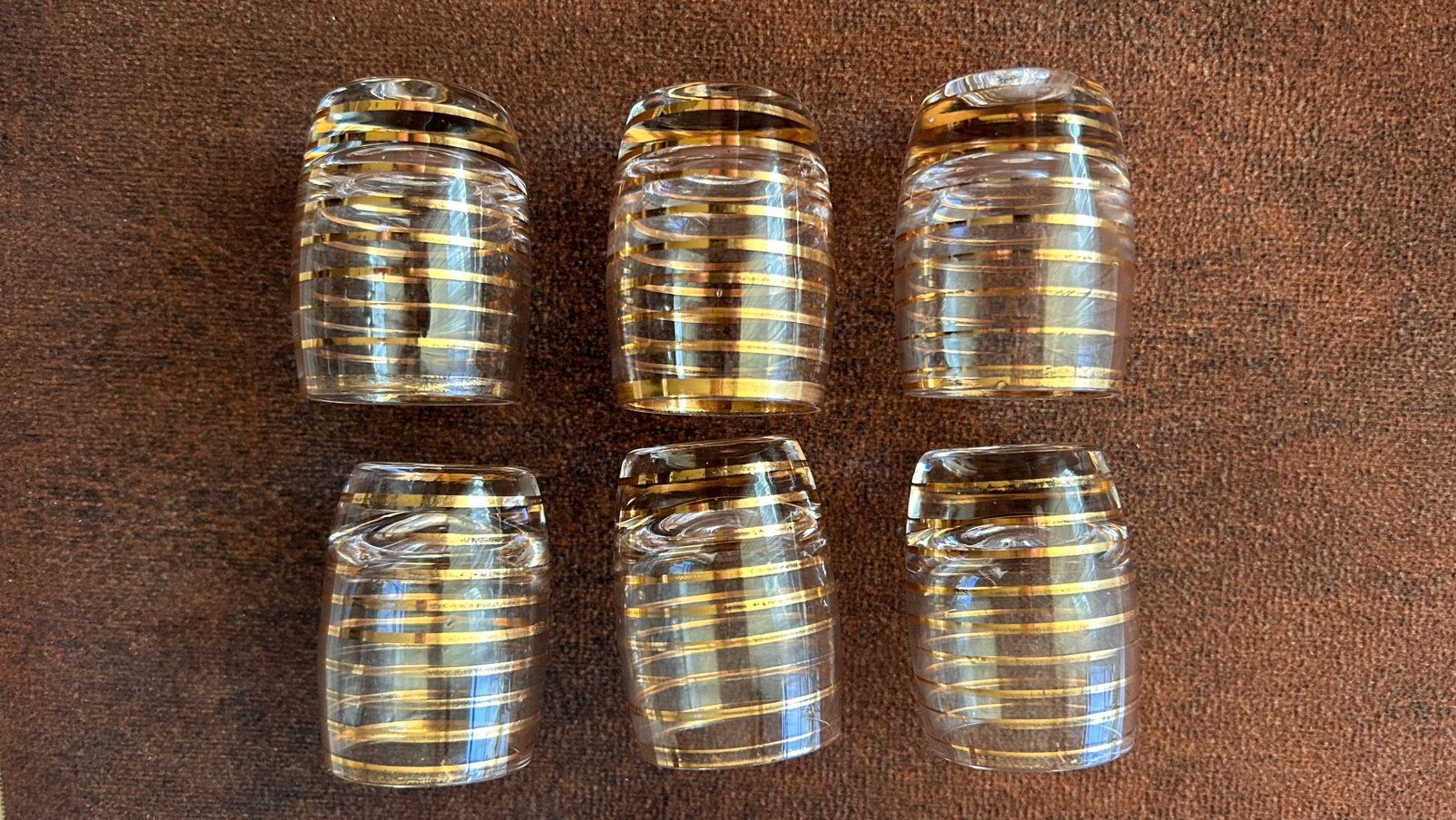 verres à liqueur - lot de 6, Antiquités & Art, Enlèvement ou Envoi