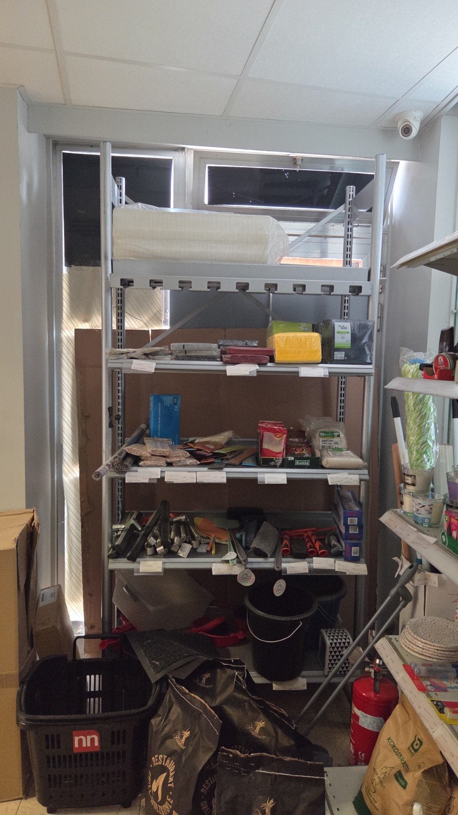 Material winkel, Zakelijke goederen